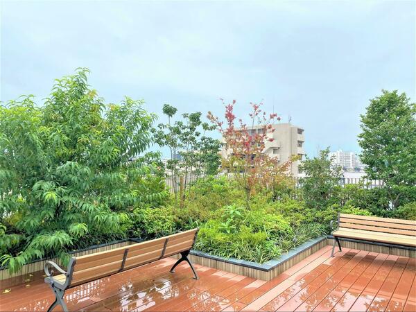 トラストガーデン荻窪、屋上庭園