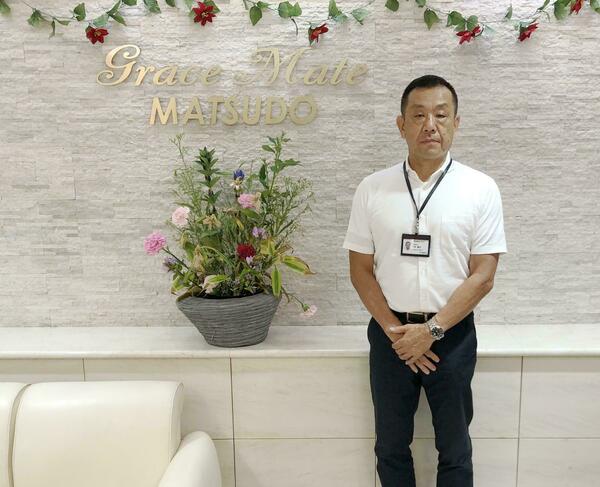 入居相談員の上村隆広さん