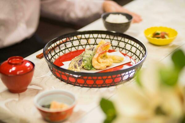 見た目にもこだわっているお食事